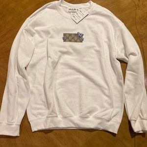 I.am.koko reworked Gucci patch sweater